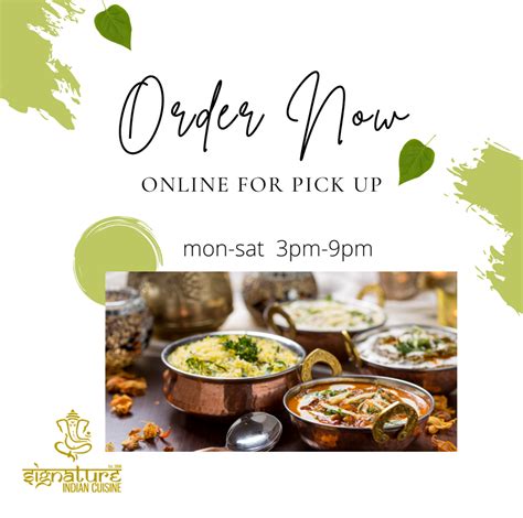 Signature indian cuisine - 